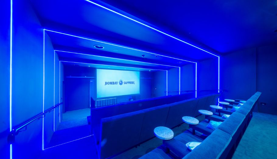 Bombay Sapphire Distillery Cinema Room